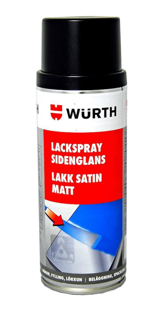 WURTH LACKSPRAY SATINSVART 400 ML