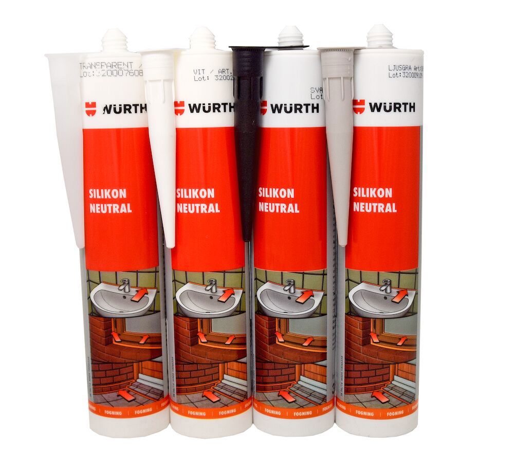 WURTH SILIKON NEUTRAL LJUSGRÅ 310 ML