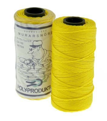 POLY MURARSNÖRE POLYESTER NEONGUL