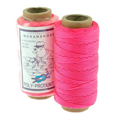 POLY MURARSNÖRE POLYESTER ROSA