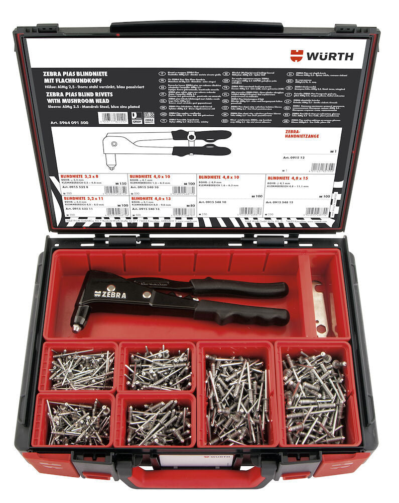 WURTH BLINDNIT-SRT-KS-ALU/ST-M-TÅNG