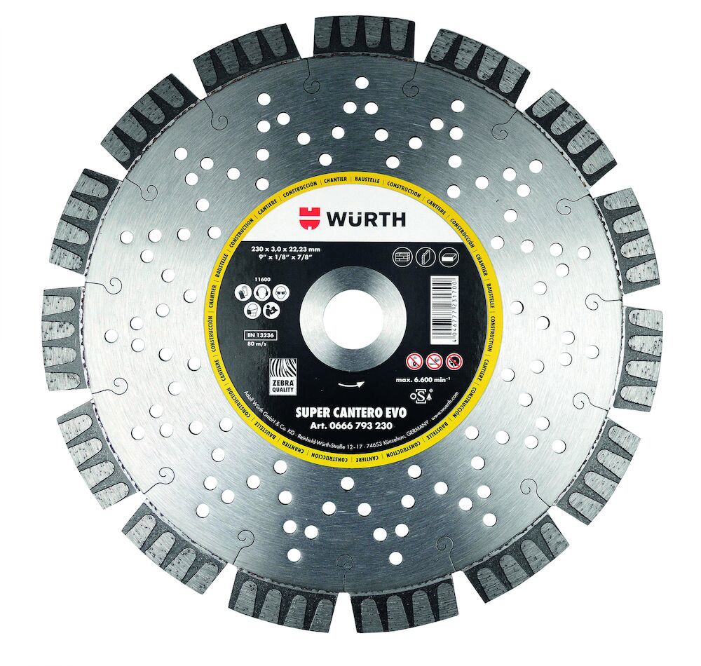 WURTH DIAMANTKAPSKIVA 25,4XD300