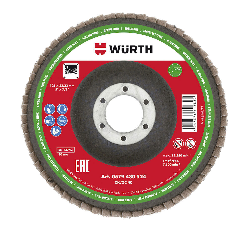 WURTH LAMELLRONDELL KONISK K80 125