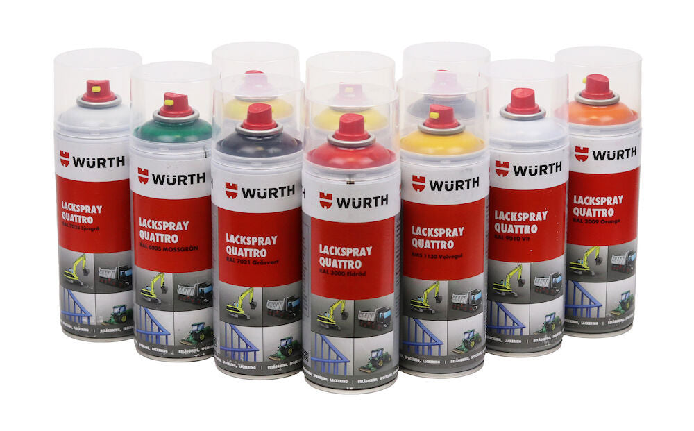 WURTH LACKSP.QUATTRO RAPSGUL 400 ML