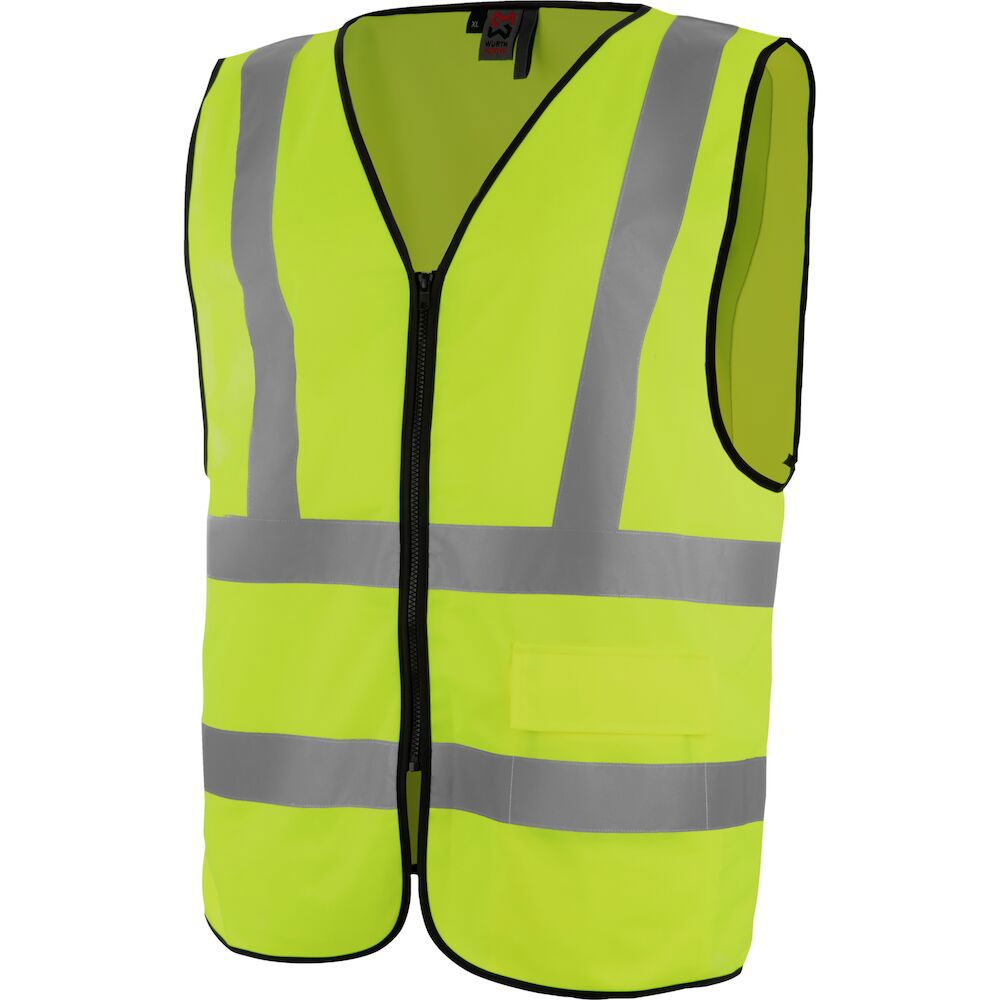 WURTH VARSELVÄST MODYF ZIP GUL L/XL