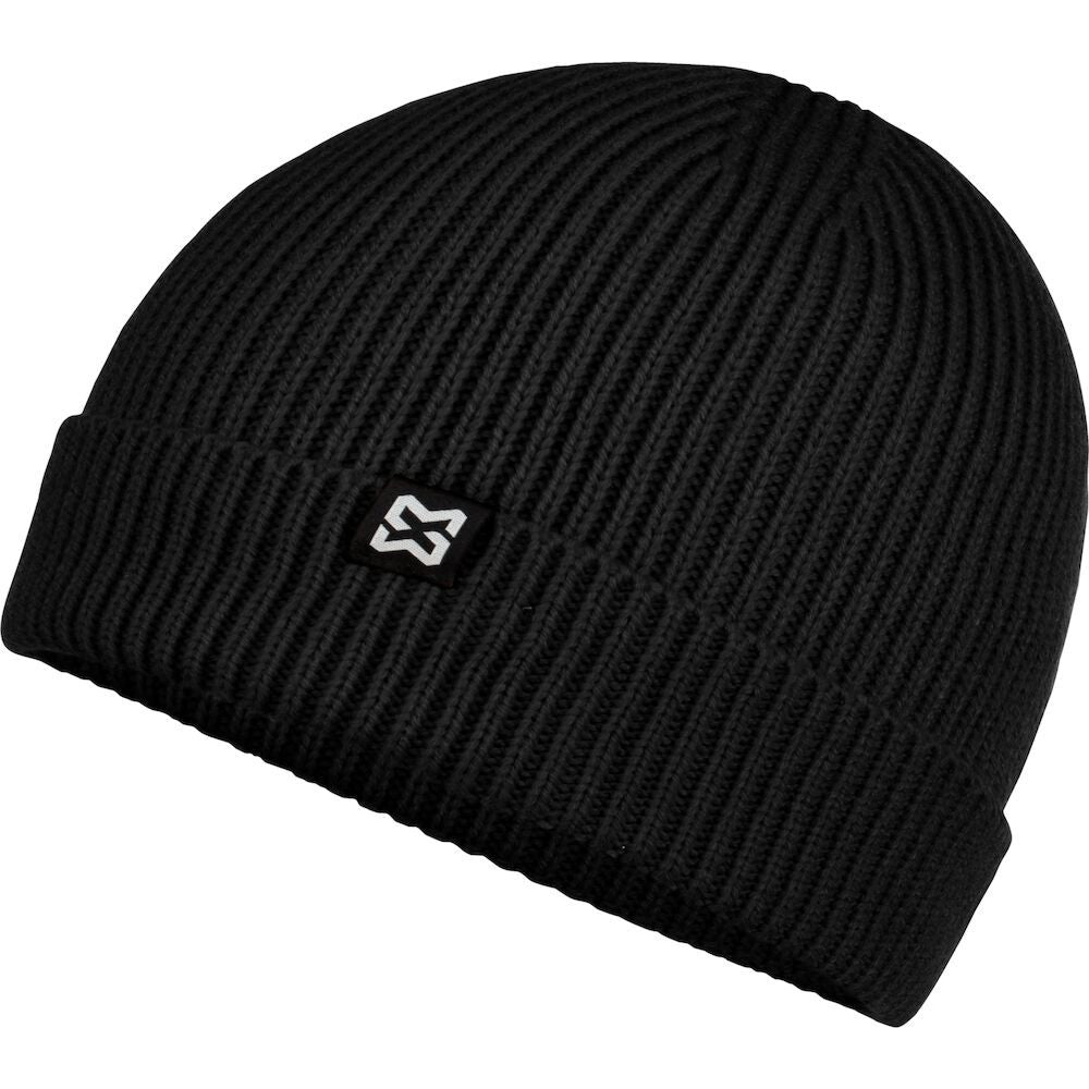 WURTH MÖSSA STICKAD BEANIE SVART