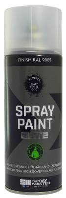 SPRAYMAS SPRAYFÄRG ELITE SVART MATT