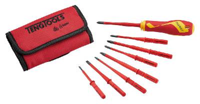 TENGTOOL SKRUVMEJSELSATS 9 DELAR 1000V