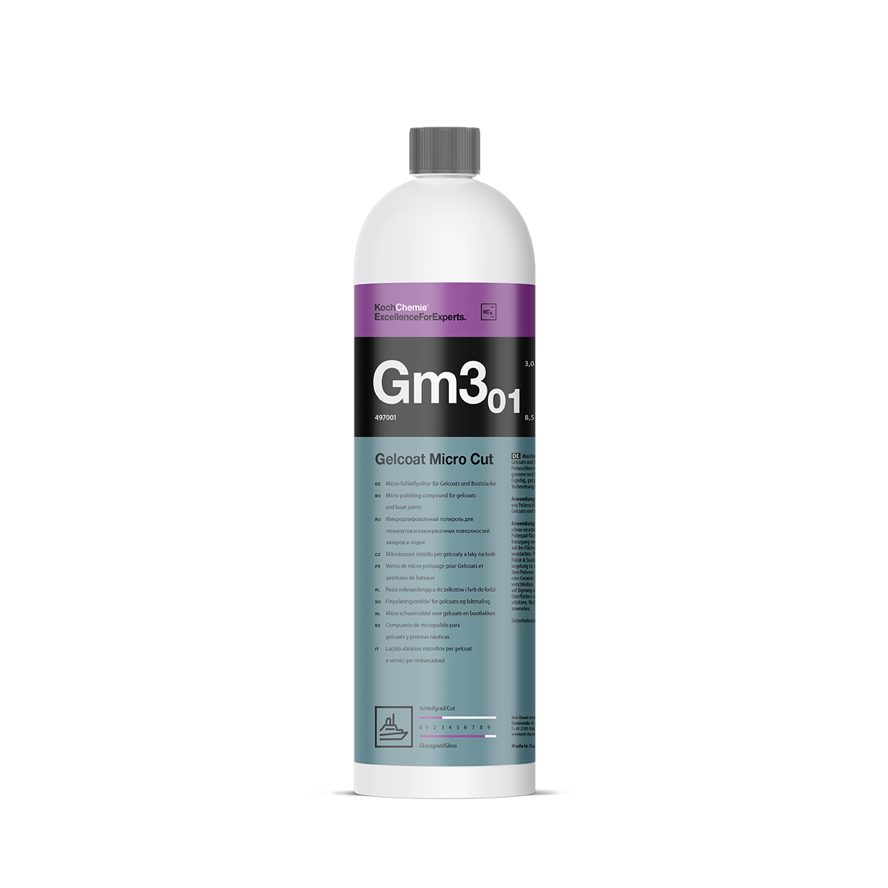 Båtpolermedel Koch-Chemie Gelcoat Micro Cut Gm3.01, 1 liter