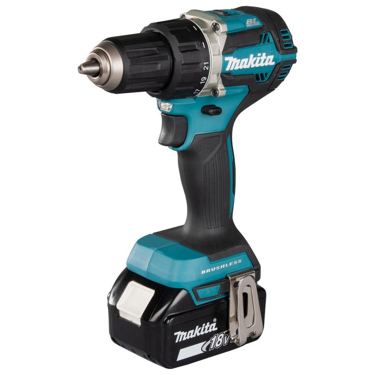Makita Borrskruvdragare 18V BL 2x5.0Ah DDF484RTJ