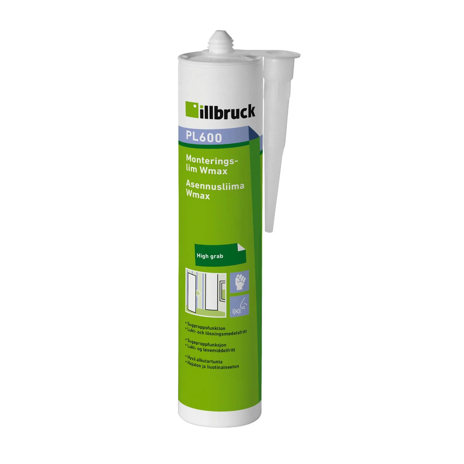 Illbruk Illbruck Tremco Monteringslim WMAX PL 600, 310ml