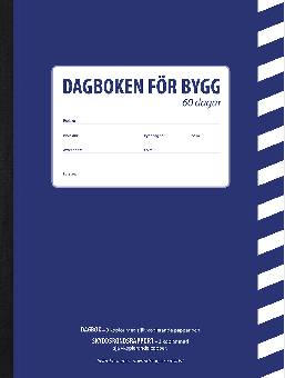 NONAME BYGGDAGBOK 30 DAGARS BLÅ A5