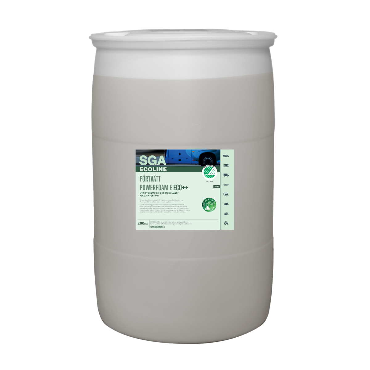 SGA Ecoline Förtvätt Powerfoam E ECO++ SVANEN, 200L