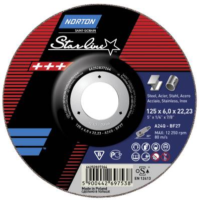 NORTON NAVROND.230X6.0X22.23 STARLINE