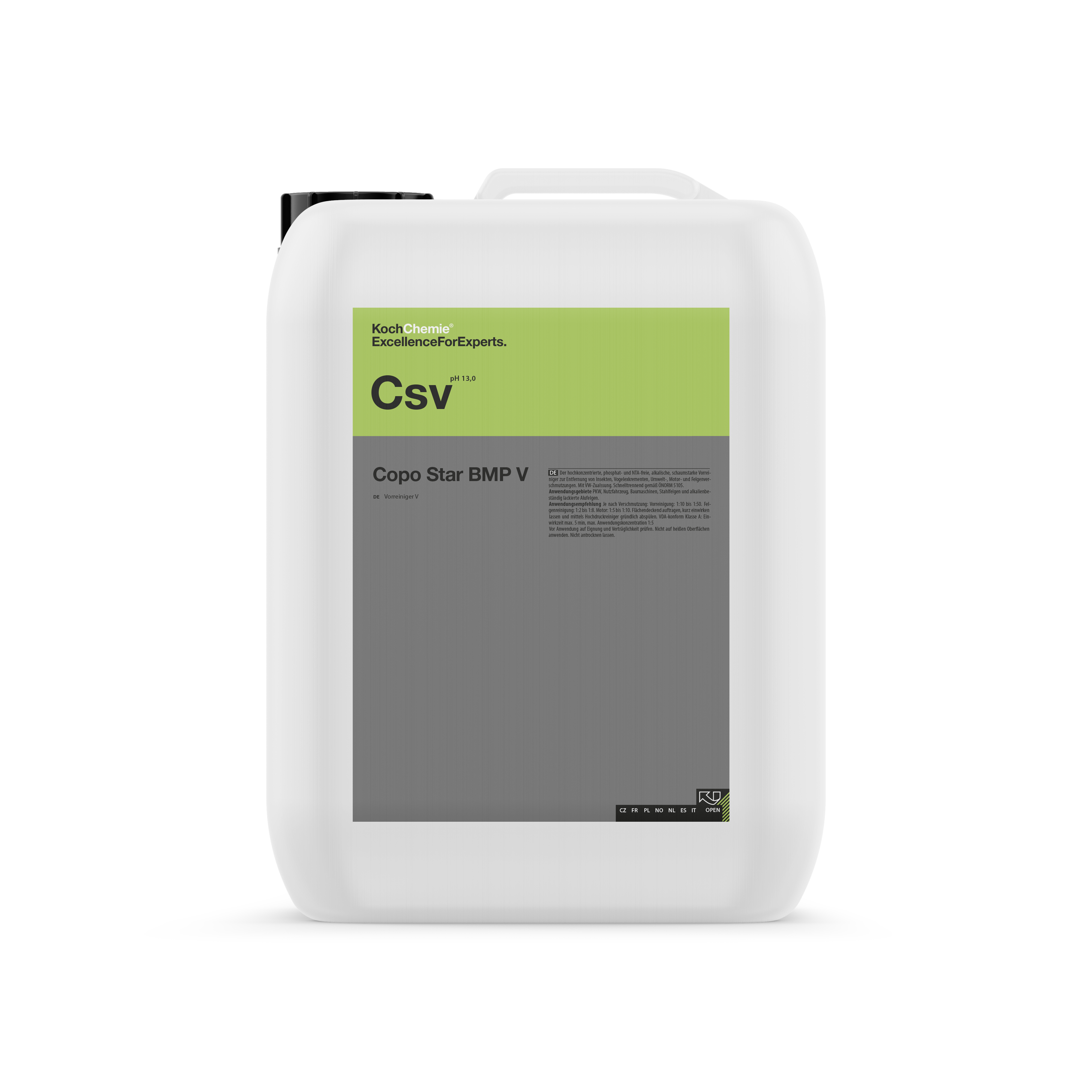 Alkalisk förtvätt Koch-Chemie Copo Star BMP V (VW), 21 kg