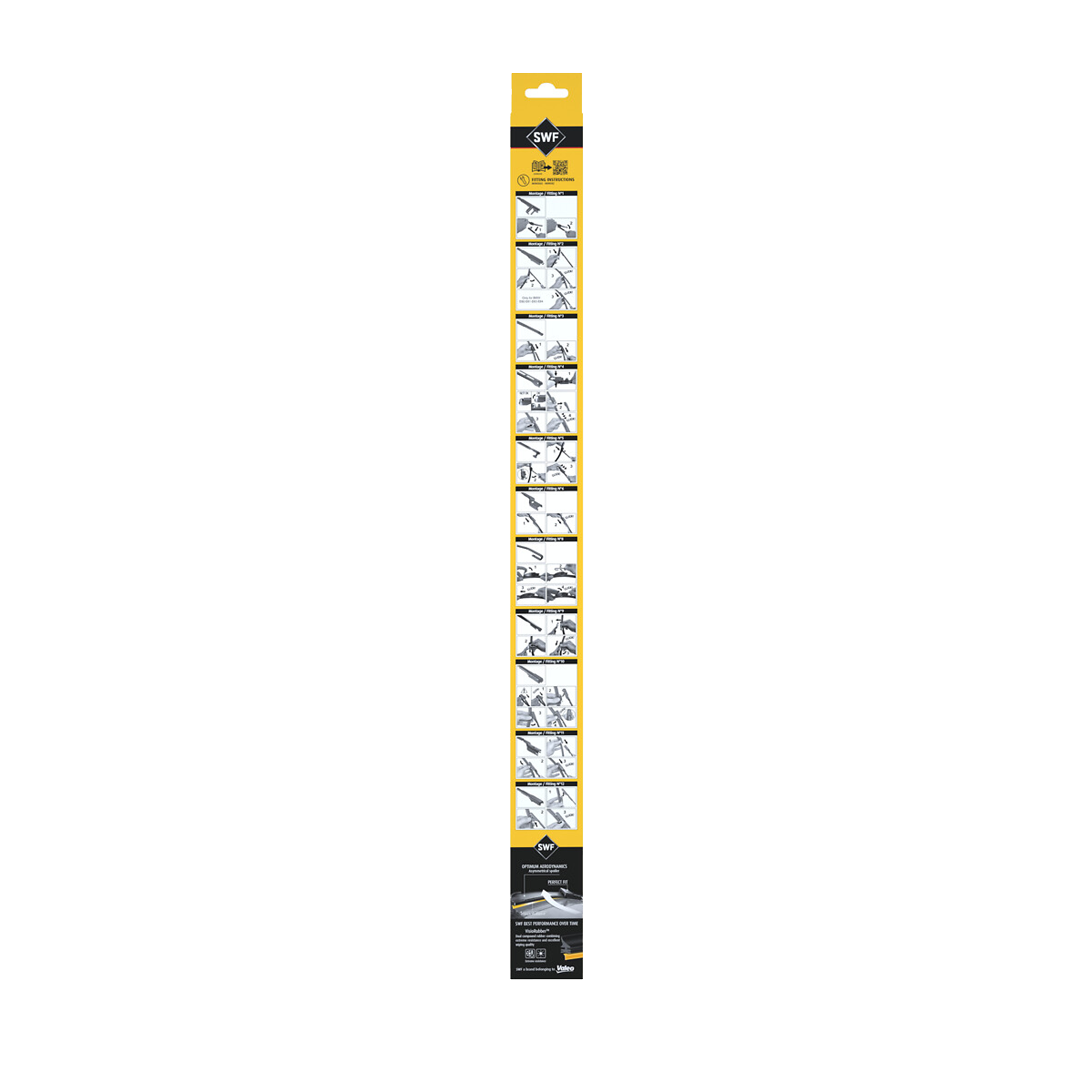 Torkarblad Flatblade Universal set 630 + 500 mm