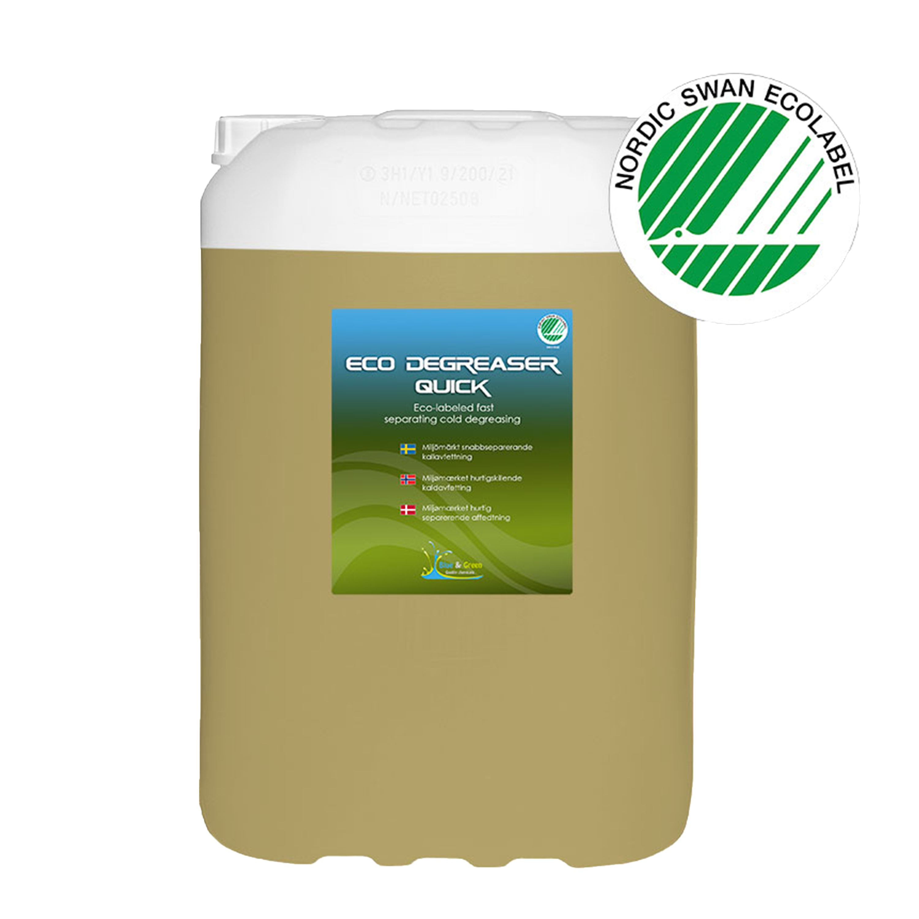 Kallavfettning Blue & Green ECO Degreaser Quick, 25 liter