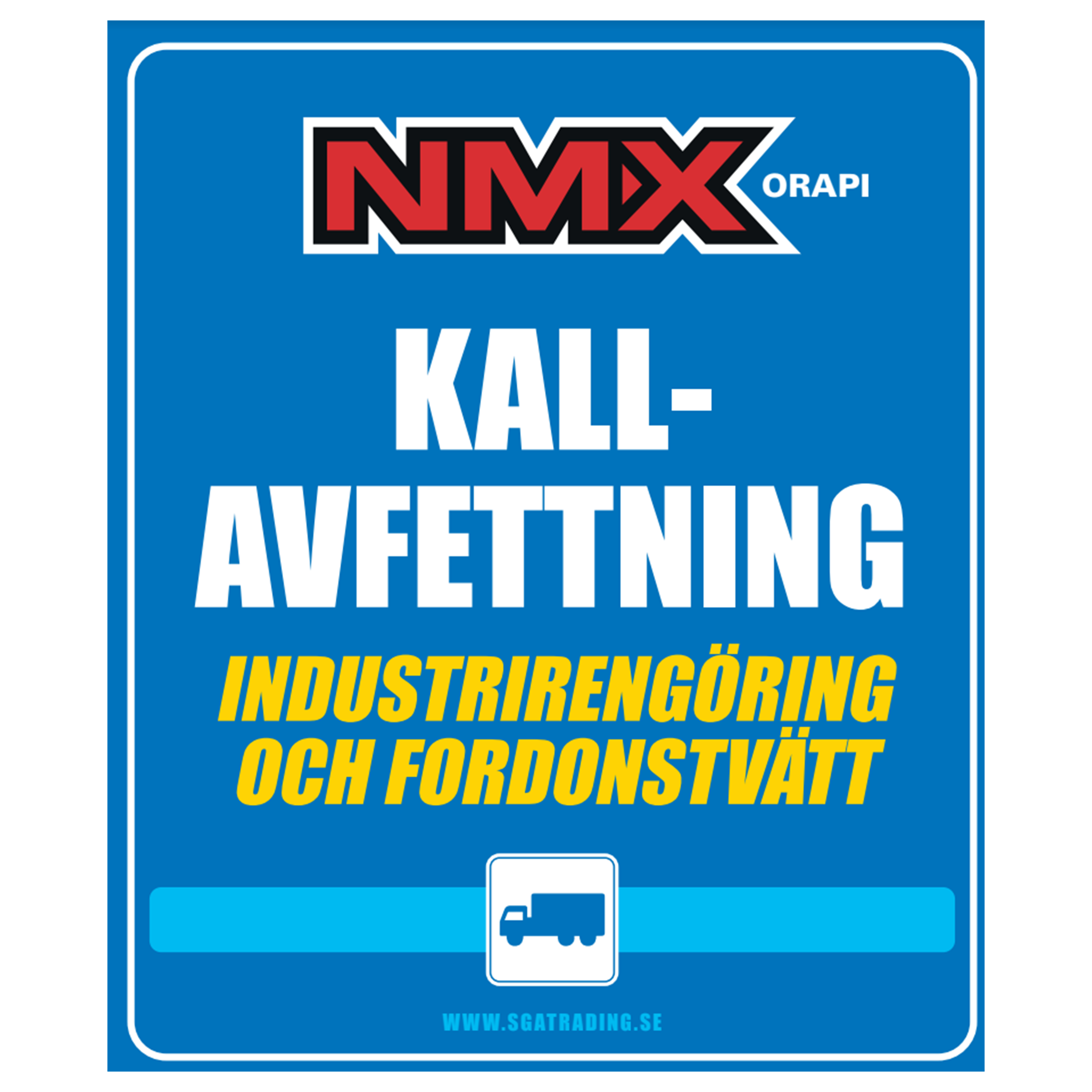 Kallavfettning & tjärlösare ORAPI NMX Kallavfettning