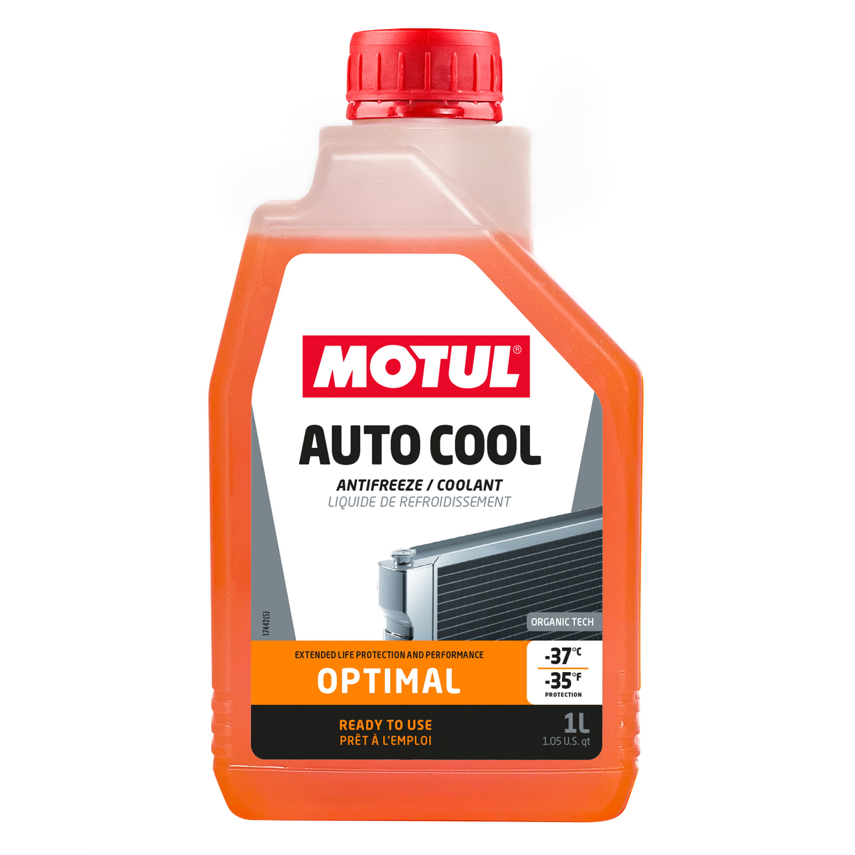 Motul AUTO COOL OPTIMAL -37C, 1 liter