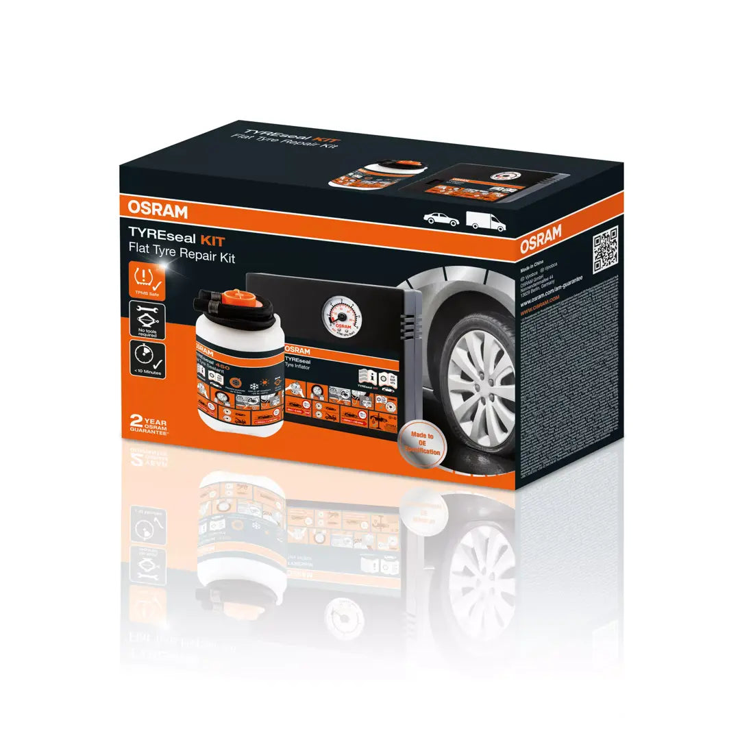 OSRAM TYREseal Kit inkl. Kompressor, Däcktätningsmedel & Väska