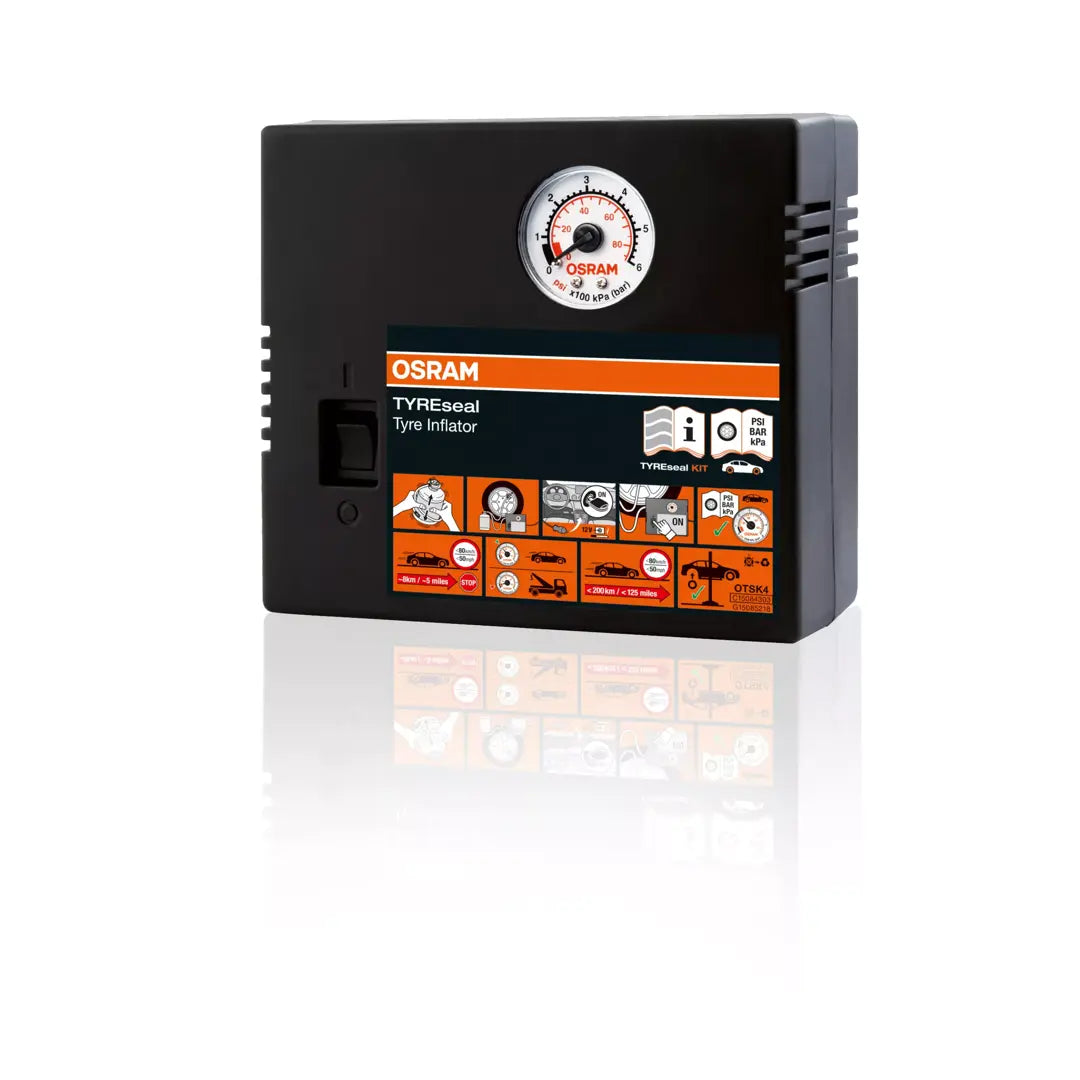 OSRAM TYREseal Kit inkl. Kompressor, Däcktätningsmedel & Väska