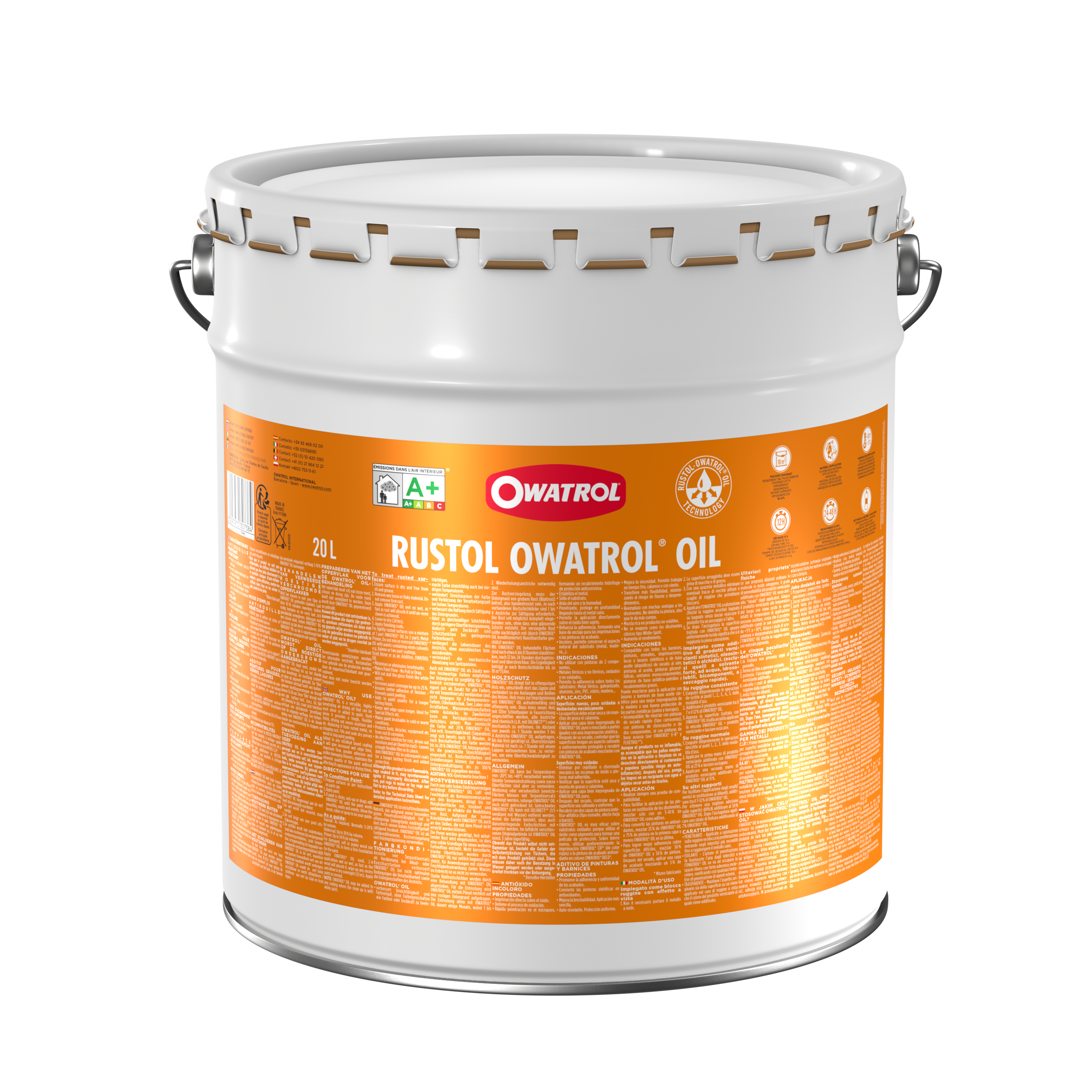 Owatrol Olja Rostskydd och Primer, 20 liter