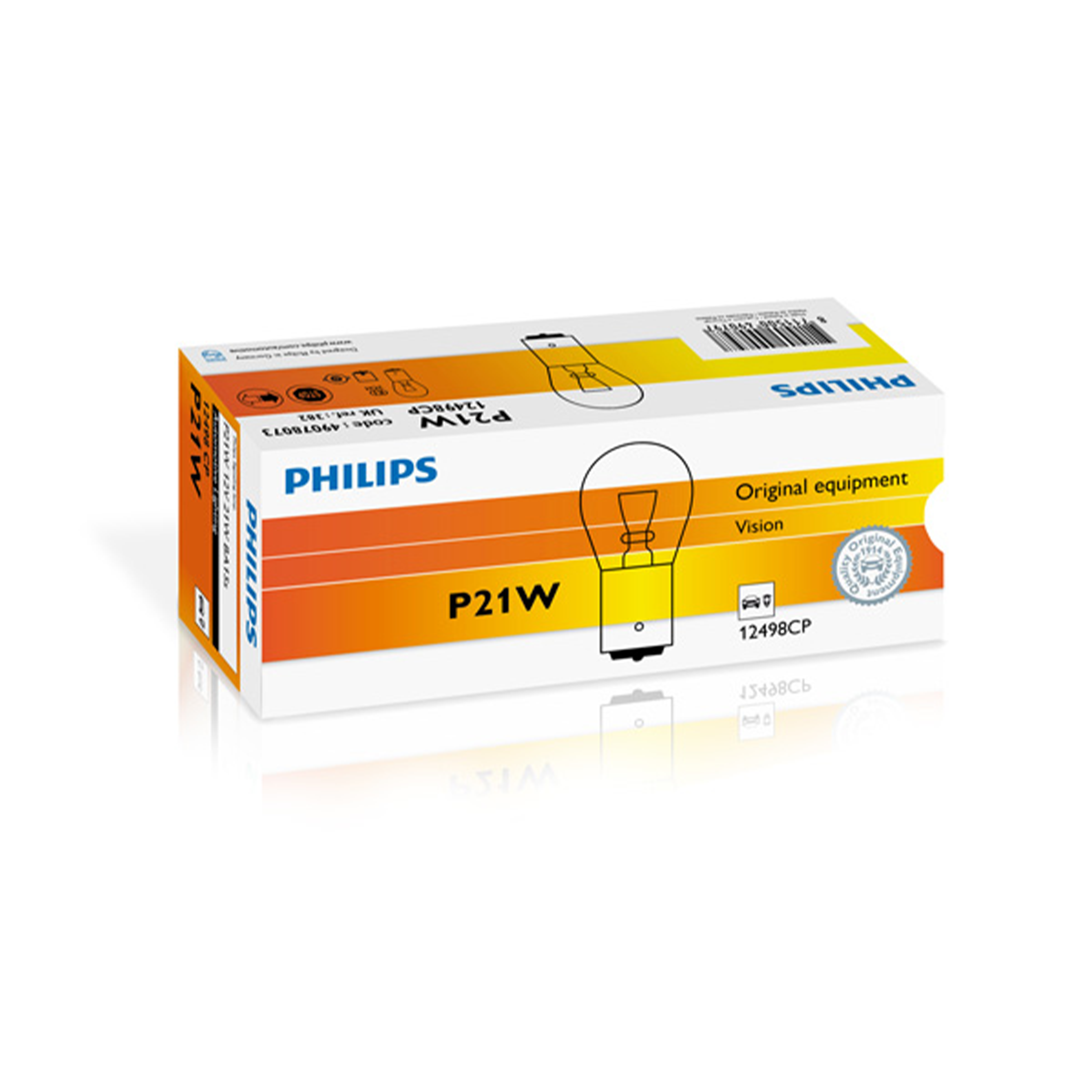 Blinkerslampa Philips Vision P21W, 12V 21W BA15s