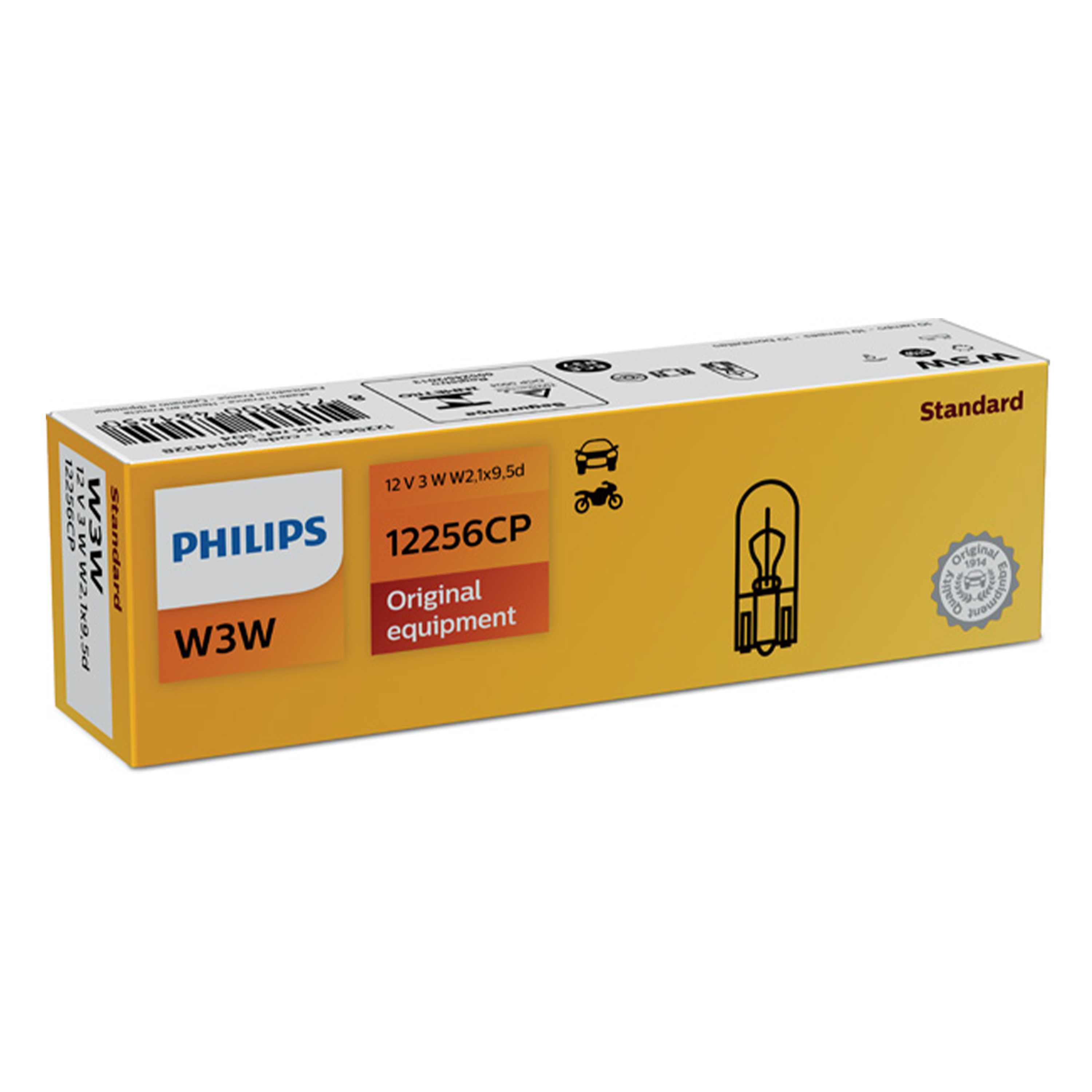 Blinkerslampa Philips W3W 12V W2,1x9,5d