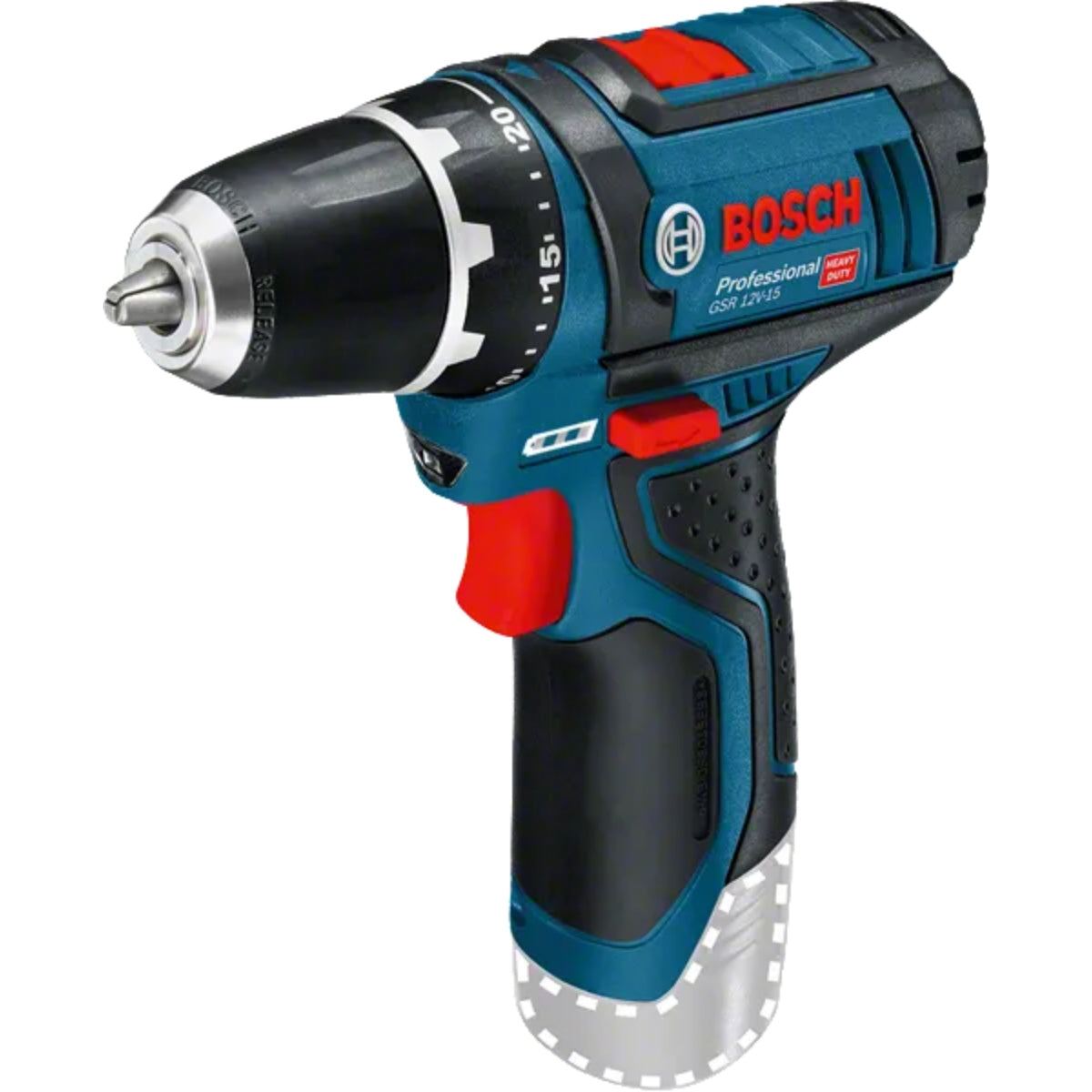 SKRUVDRAGARE BOSCH GSR 12V-15 2X2AH GAL12V BAG
