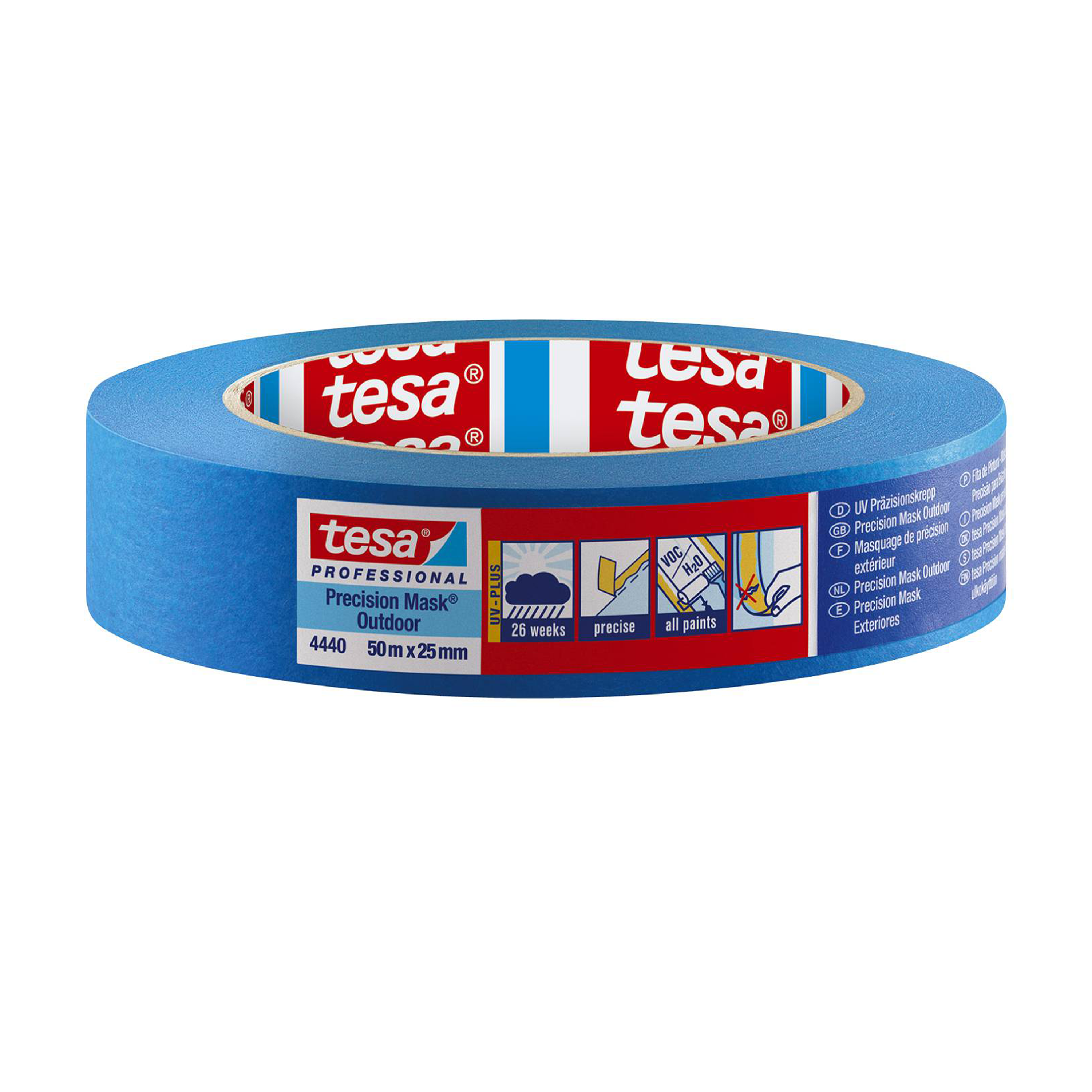Maskeringstejp 4440 Tesa, 25 mm x 50 m