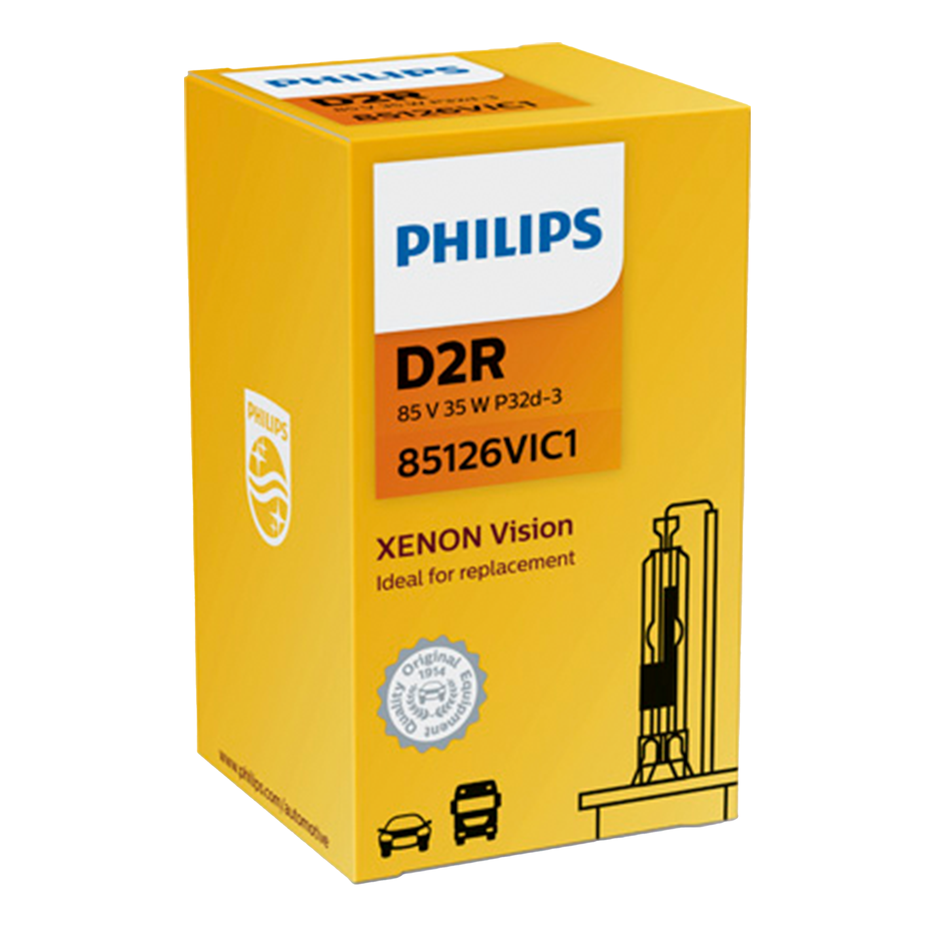 Xenonlampa Philips Xenon Vision D2R 35W P32d-3