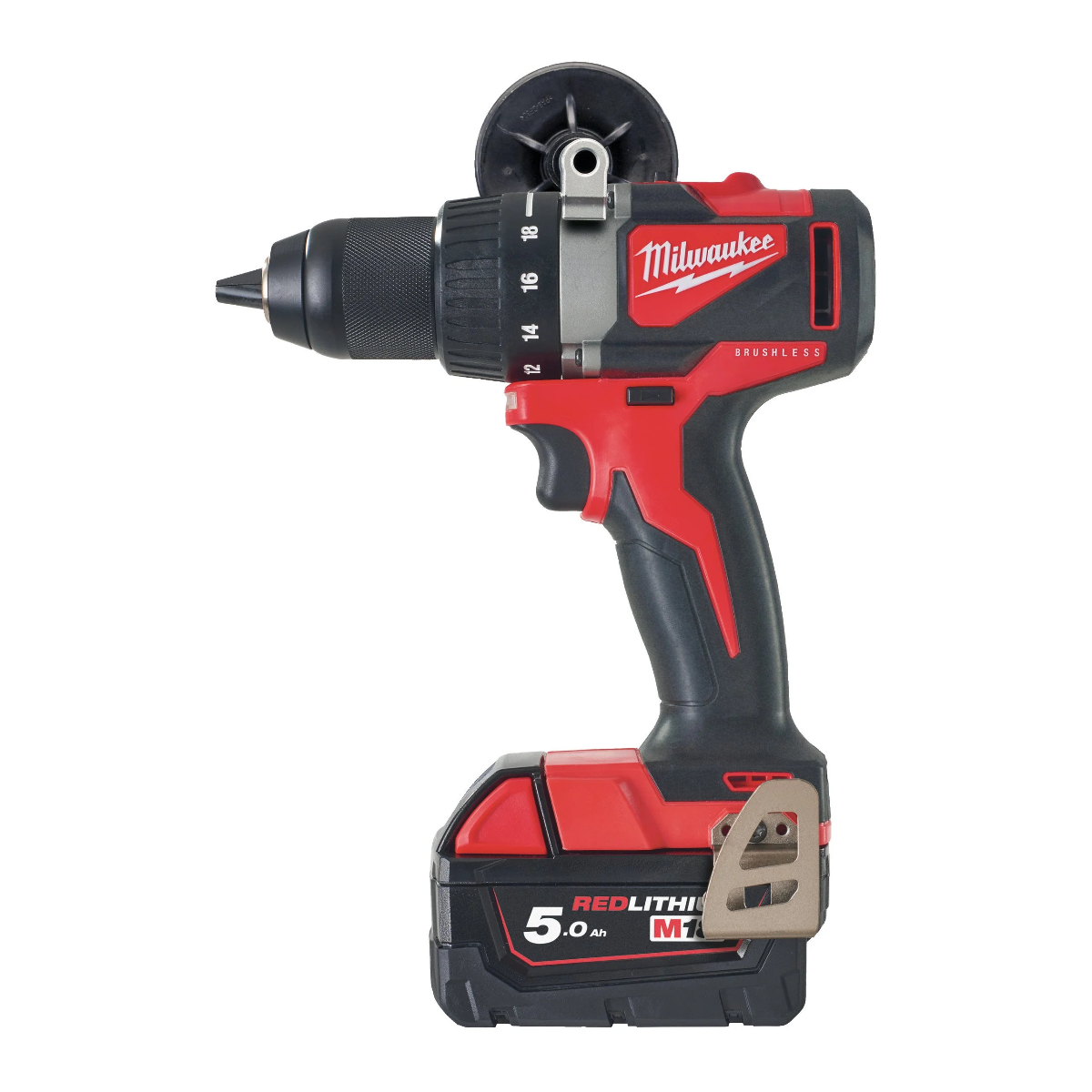 Milw BORRSKRUVDRAGARE M18 BLDD2 2X5AH 82NM 180 MM 2.0KG