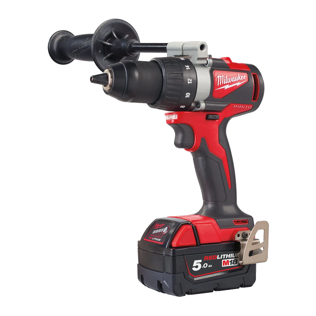 Milw BORRSKRUVDRAGARE M18 BLDD2 2X5AH 82NM 180 MM 2.0KG