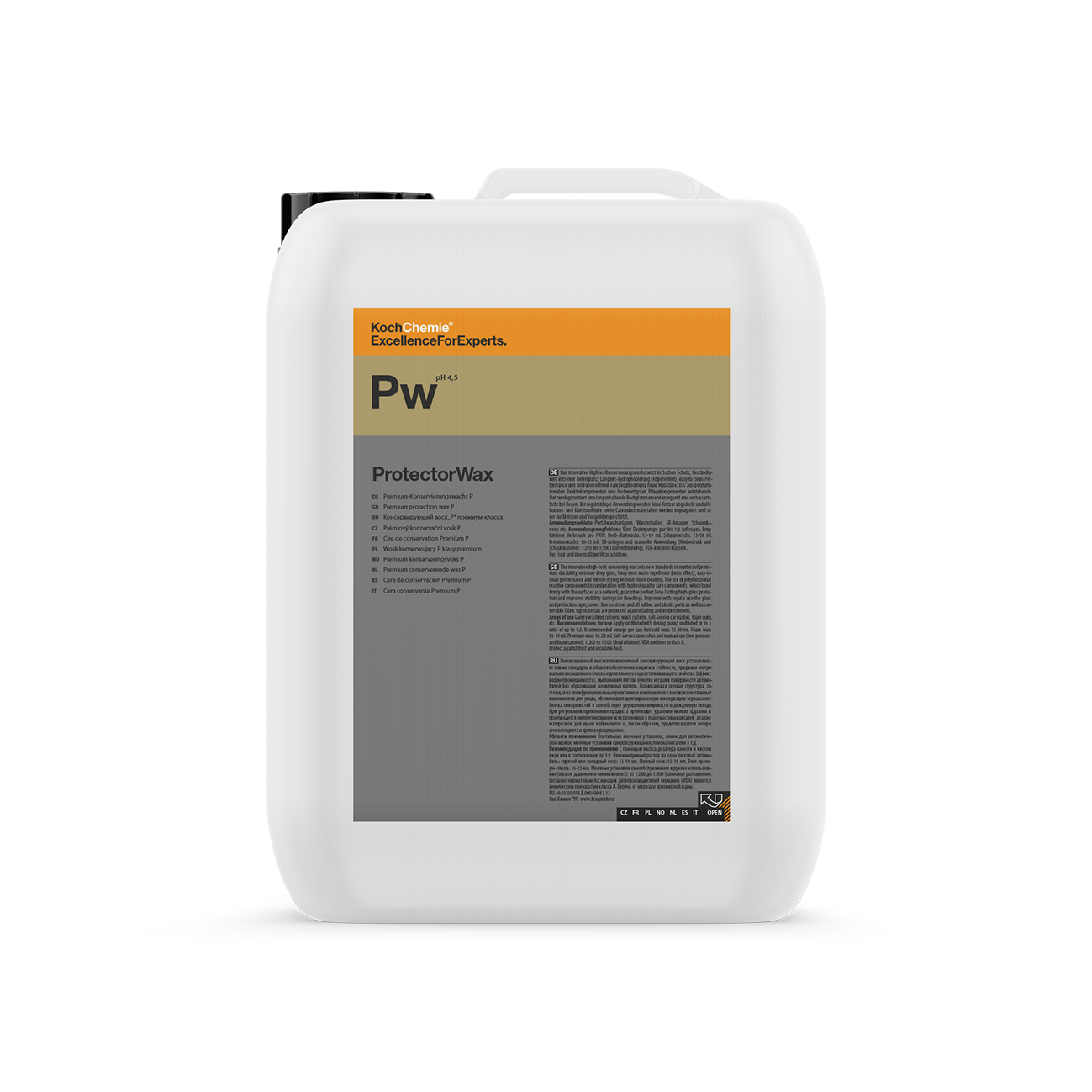 Wet coat koncentrat Koch-Chemie Protector Wax, 10 liter