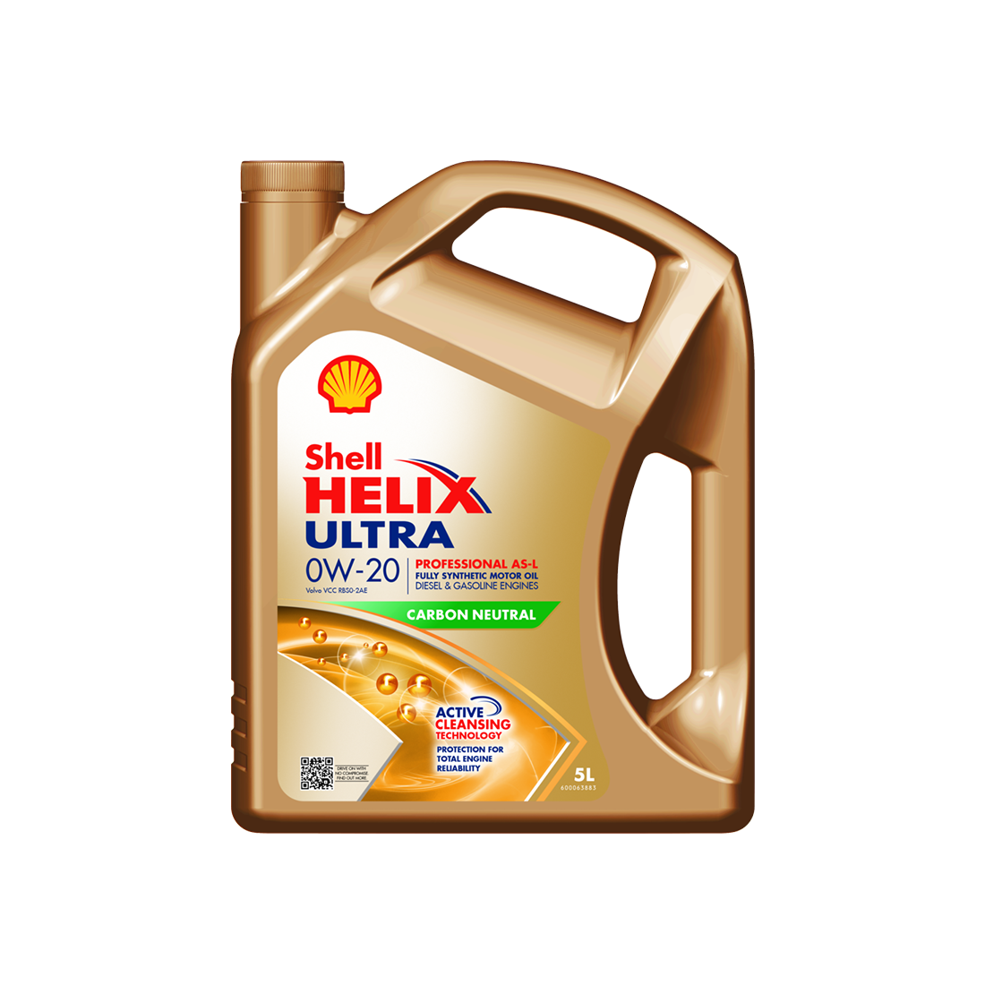 Syntetiskolja Shell Helix Ultra Professional AS-L 0W-20, 5L